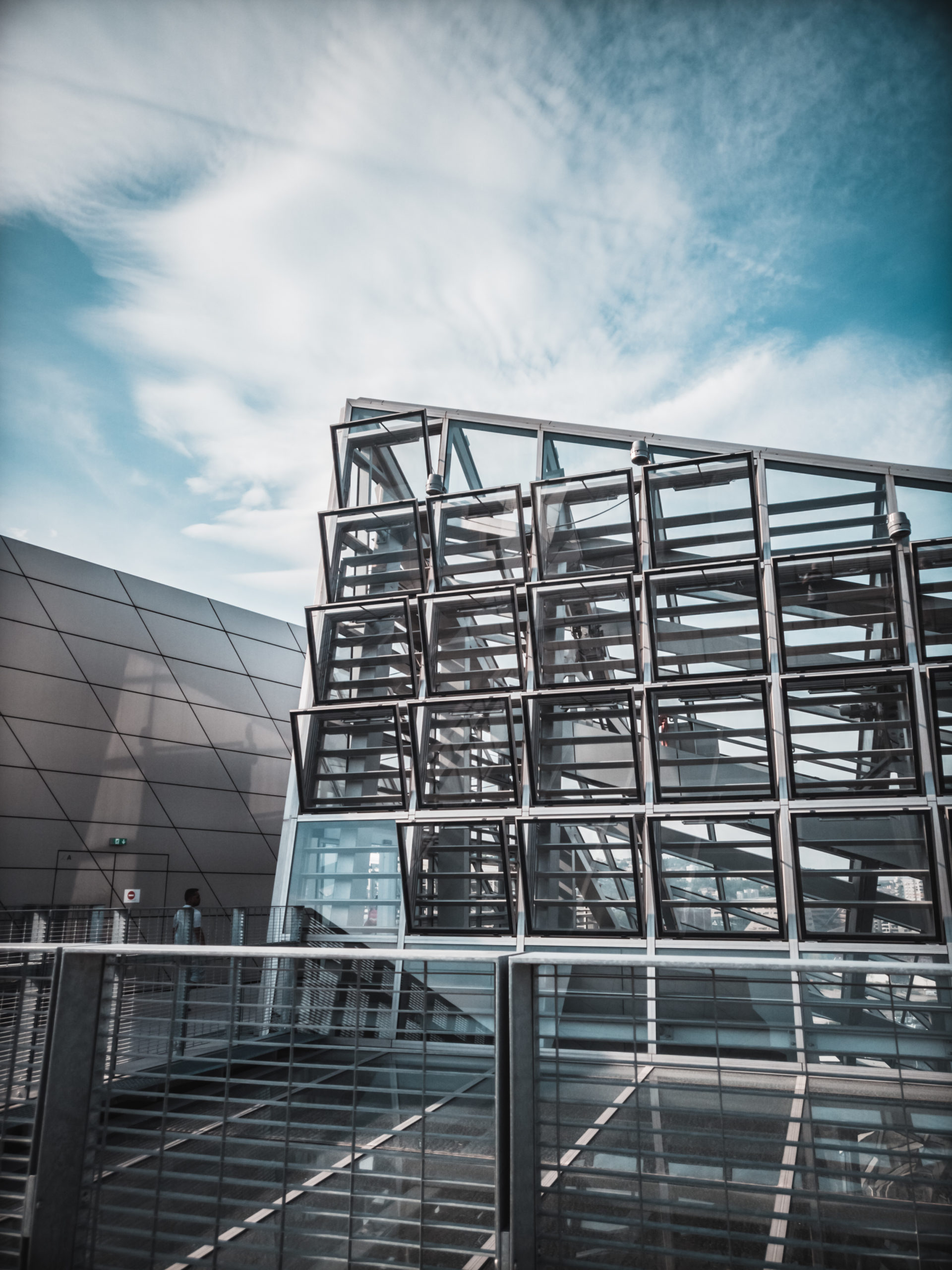 Structural steel used in modern construction